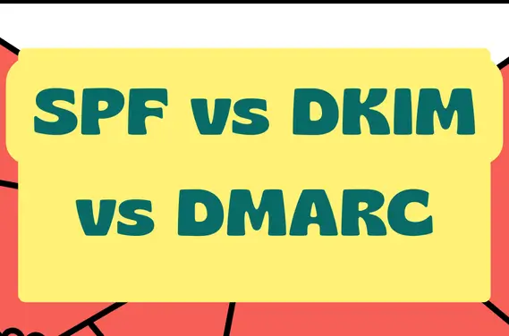 A featured image for a definitive guide on SPF vs DKIM vs DMARC, with the title 'SPF vs DKIM vs DMARC: The Definitive Guide to Email Authentication' on a branded background.